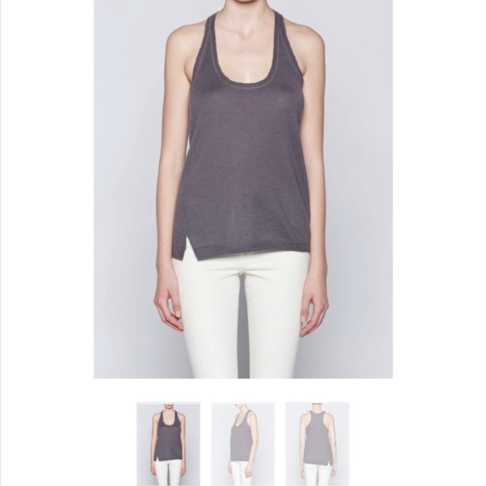 Brochu Walker Gray Cashmere Tank size S